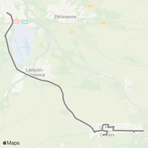 Libébus La Fare - Salon map