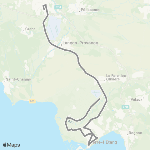 Libébus Berre - Salon map