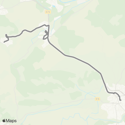 Libébus Vernègues - Lambesc map