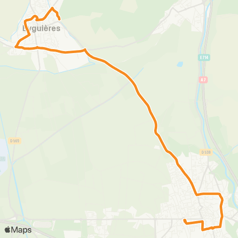 Libébus Eyguieres - Salon map