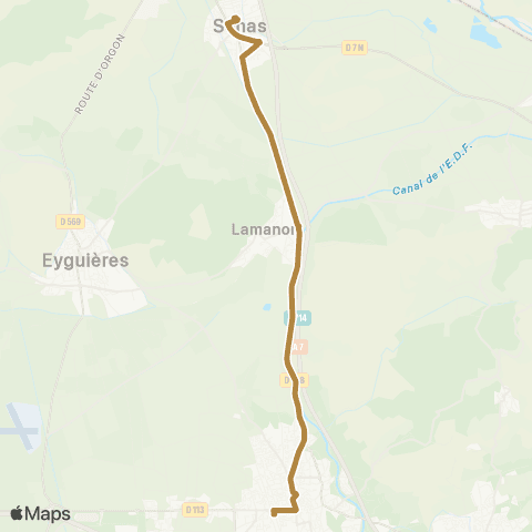 Libébus Senas - Salon map