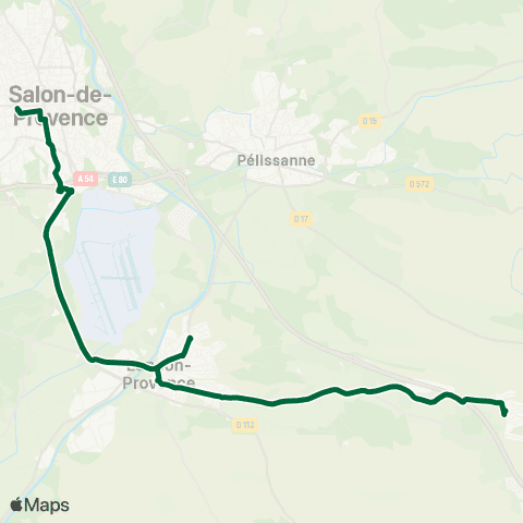 Libébus Salon - Lançon map