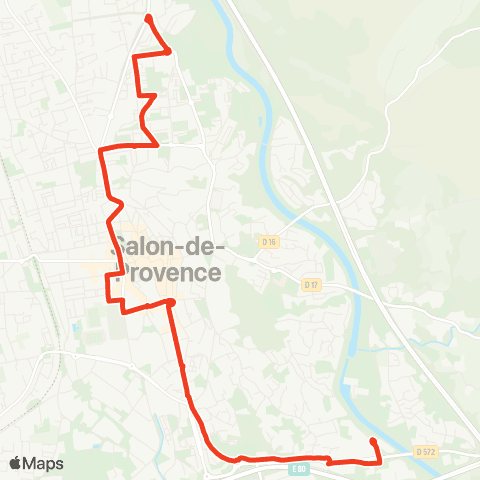 Libébus Tallagard - Tamaris map