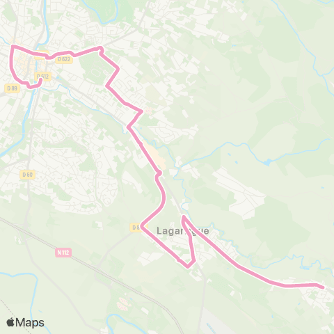 Libellus Castres - Lagarrigue - Valdurenque map