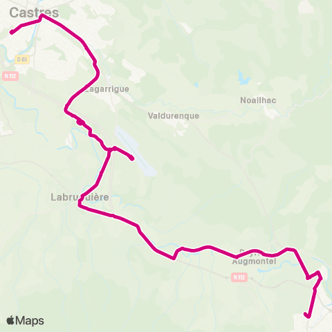 Libellus Castres - Hôpital - Mazamet map