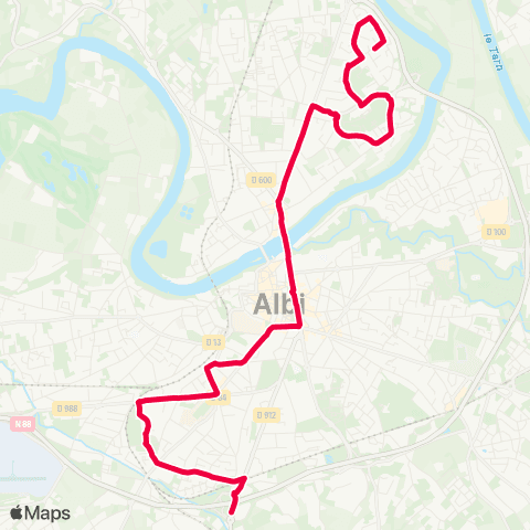 LibéA Cantepau - Parking Mézard map