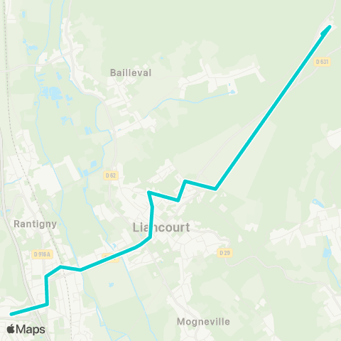 Le Libellule Cauffry C. C. la Petite Vallée - Labruyère Hôp. Paul Doumer map