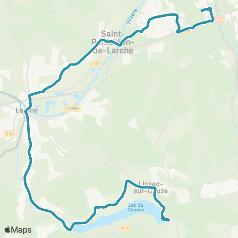 Libéo Chant du Merle - PEM Brive Laroche map