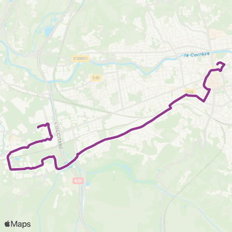 Libéo PEM Brive Laroche - Place du 14 juillet map