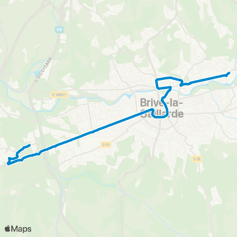 Libéo PEM Brive Laroche - Centre commercial E. map