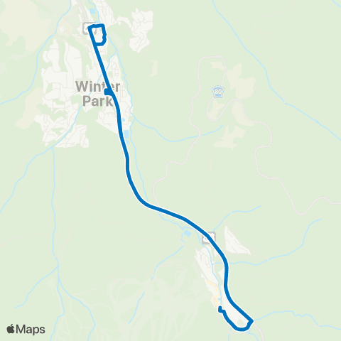 The Lift Hi Country Haus map