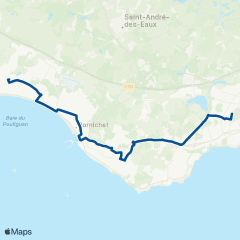 Lila Presqu'île La Baule / Pornichet / Saint-Nazaire map