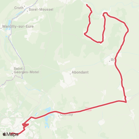 Linéad Mairie <> Champ de Foire map