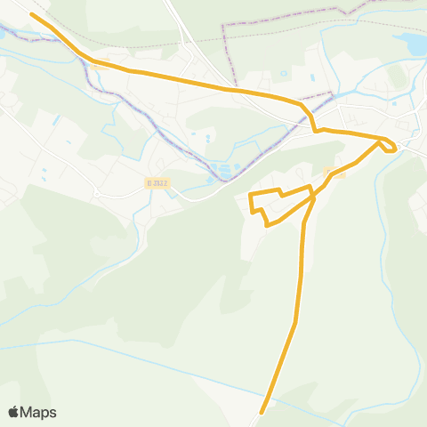 Linéad Gâtine <> Collège J.C Daup map