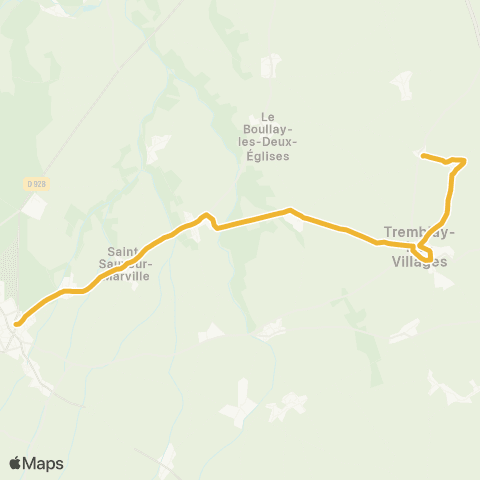 Linéad Gironville <> Pajotterie map