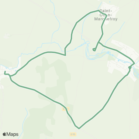 Linéad Rouvres <> Rouvres map