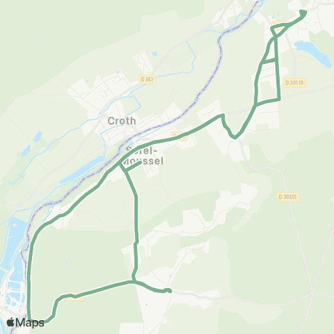 Linéad Saussay <> Saussay map