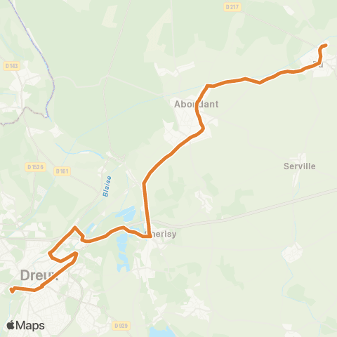 Linéad Bois Verdrie <> Ch. de Fo map