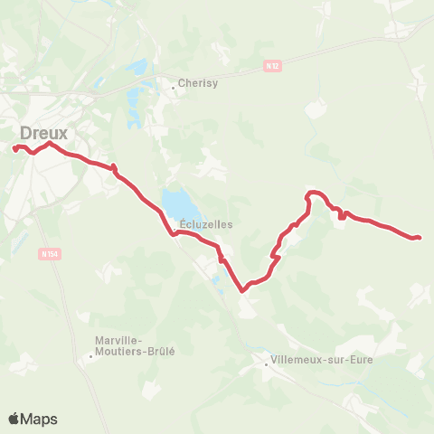 Linéad Ouerre <> Champ de Foire map