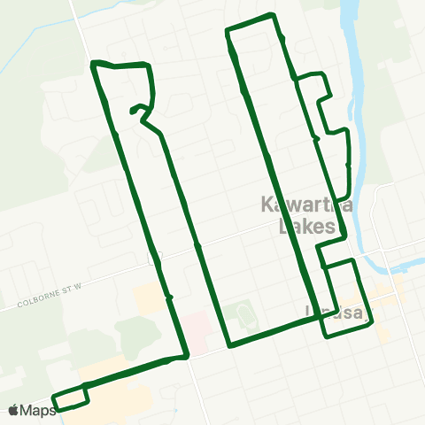 Lindsay Transit  map