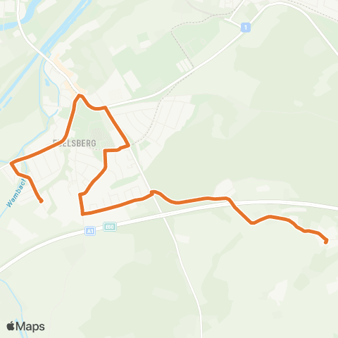 Linz AG Linien Linz Waldesruh - Linz Sennweg map