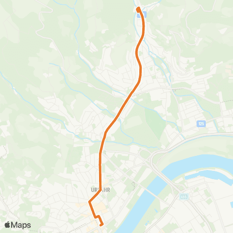 Linz AG Linien Linz Rudolfstraße - Linz Jäger im Tal map