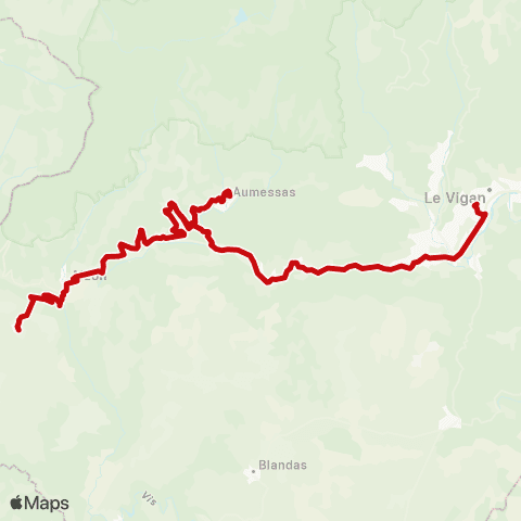 liO Campestre et Luc - le Vigan map