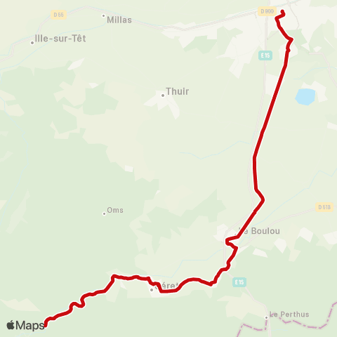 liO Arles sur Tech - Perpignan map