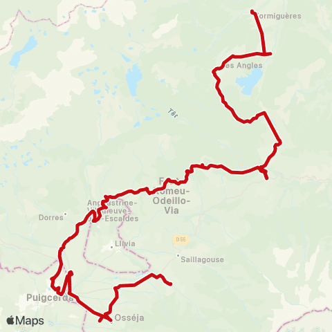 liO Formigueres - Err map