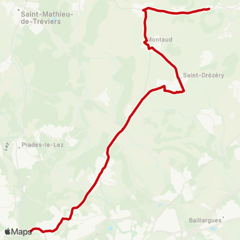 liO Castelnau - Teyran - Campagne map