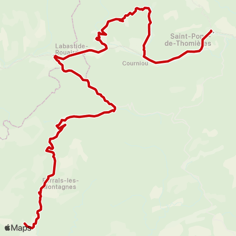 liO Marché St Pons - Cassagnoles map