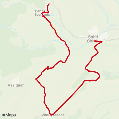 liO Corresp. Ets Béziers / Marché St Chinian map