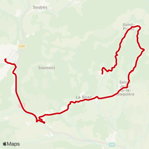 liO Lignes Réseau Draille map