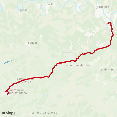 liO Montcuq-en-Quercy-Blanc - Cahors map