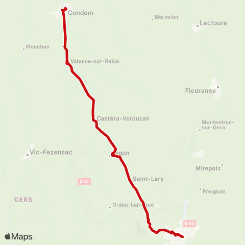 liO Condom - Auch map