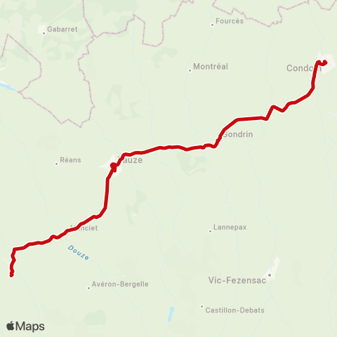 liO Nogaro - Condom map