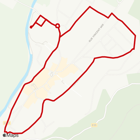 liO Navette de Saint-Lary - Petite Boucle map