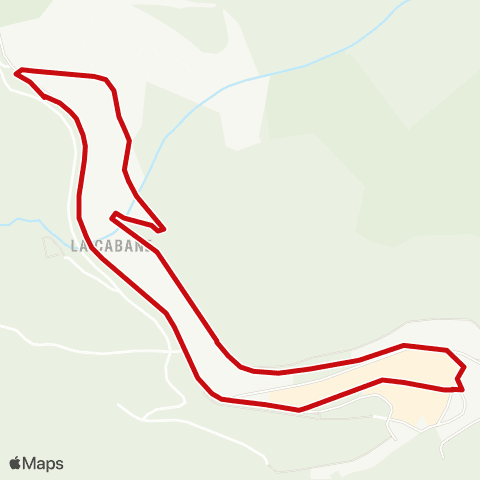 liO Navette Hivernale du Parking du Shuss - Pla d'Adet map