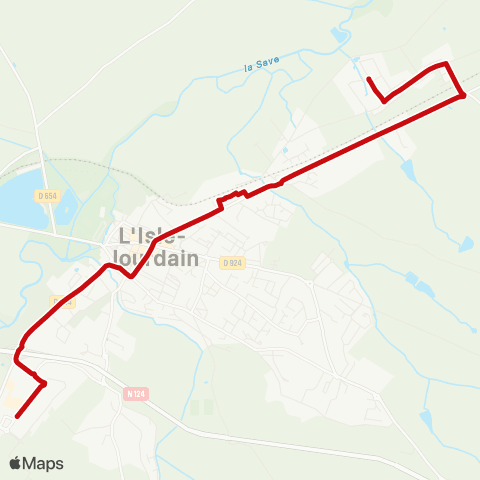 liO Tileo Ligne 2 map