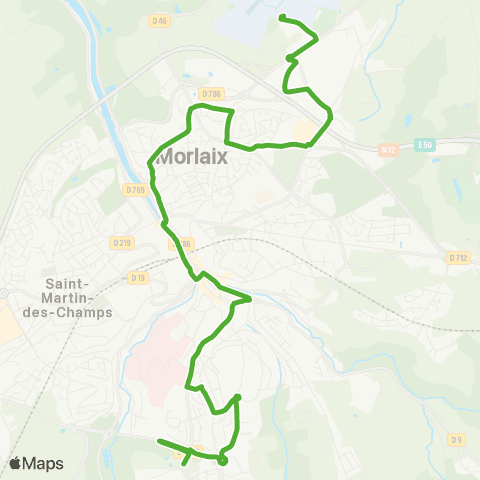 LinéoTim Ligne 2 map