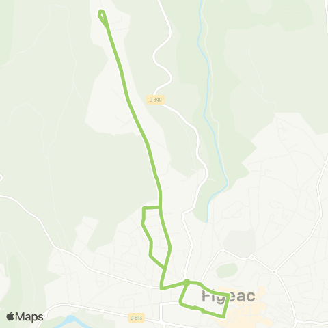 Le Bus Bout des Crêtes / Centre-ville map