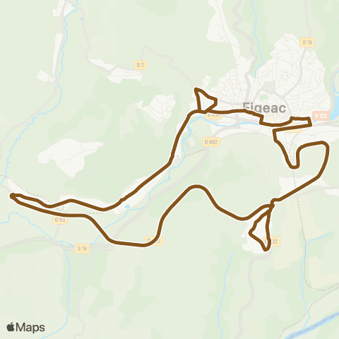 Le Bus Figeac Aéro map