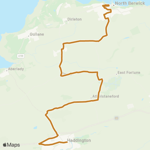 EastCoastbuses High Street - Church Road map