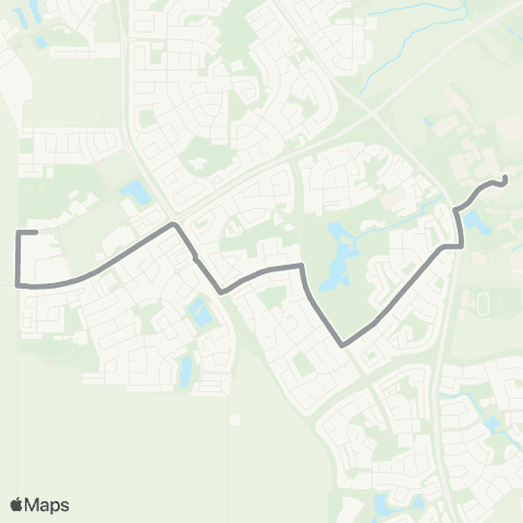 Lethbridge Transit McGill Blvd. map