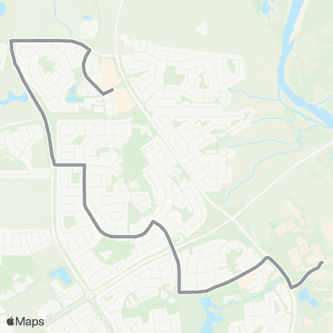 Lethbridge Transit Red Crow Blvd. map