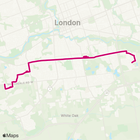 London Transit Talbot Village – Summerside map