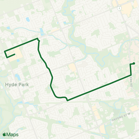 London Transit Alumni Hall – Hyde Park Power Centre map