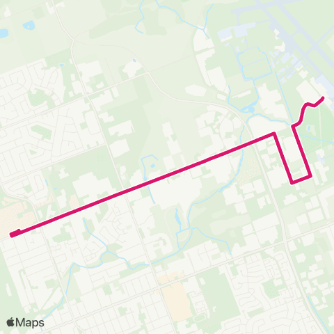 London Transit Fanshawe College to London Airport map