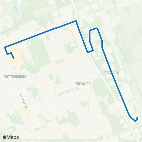 London Transit Argyle Mall to Neptune Crescent map