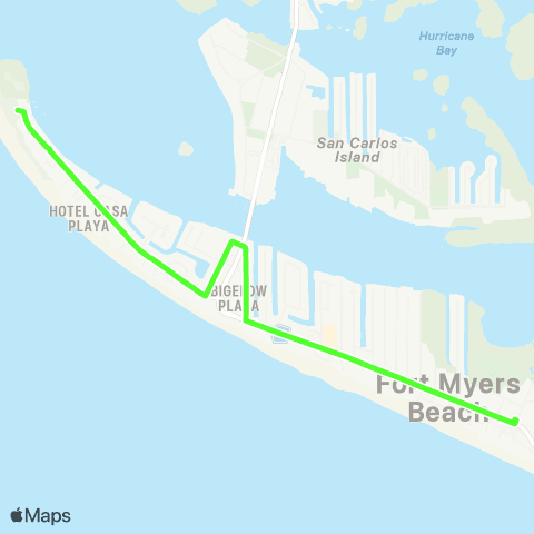 LeeTran Bowditch Point to Fmb Library map